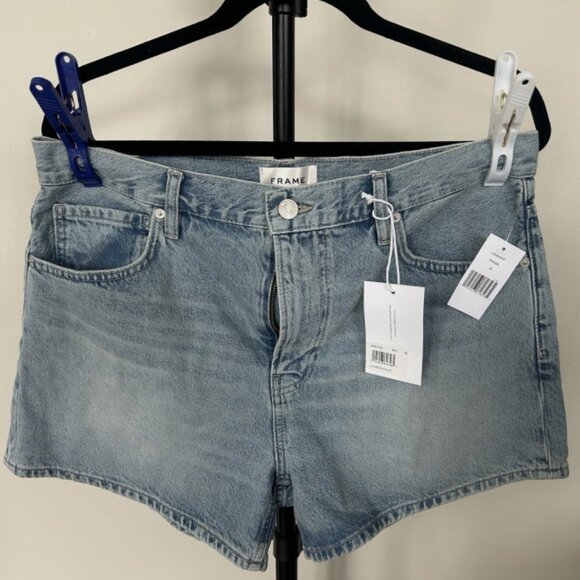 Frame Women’s Le Super High Denim Shorts Size 30 (8-10) Rhode - Picture 1 of 3